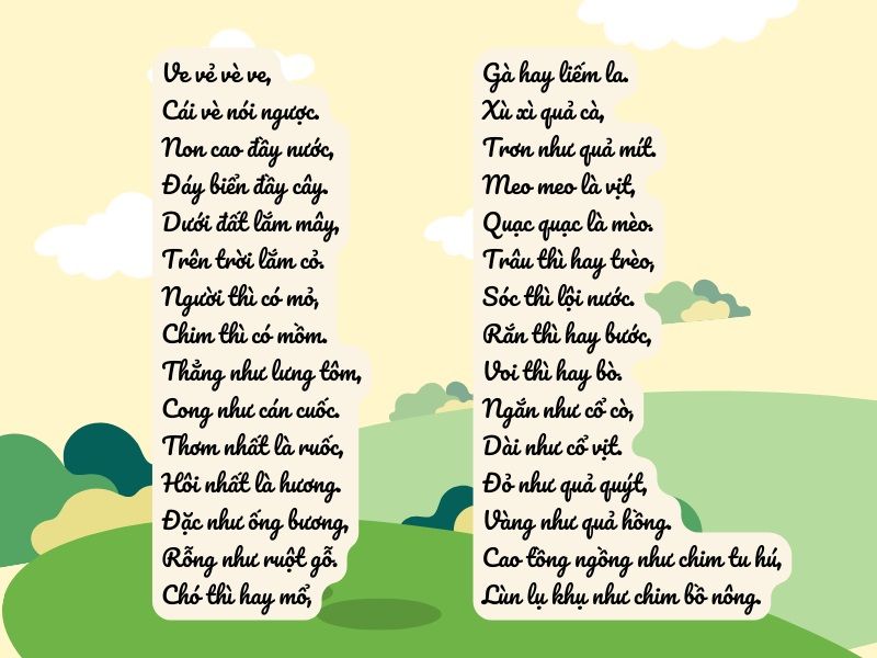 Nghe Vẻ Nghe Ve Nghe Vè Nói Ngược Là Gì?