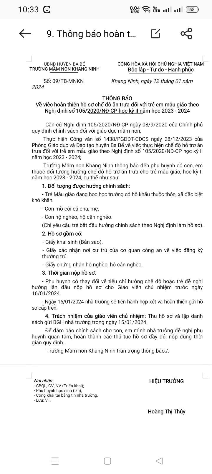 Nghị định 105 về chế độ ăn trưa: Quy định chi tiết và hướng dẫn áp dụng