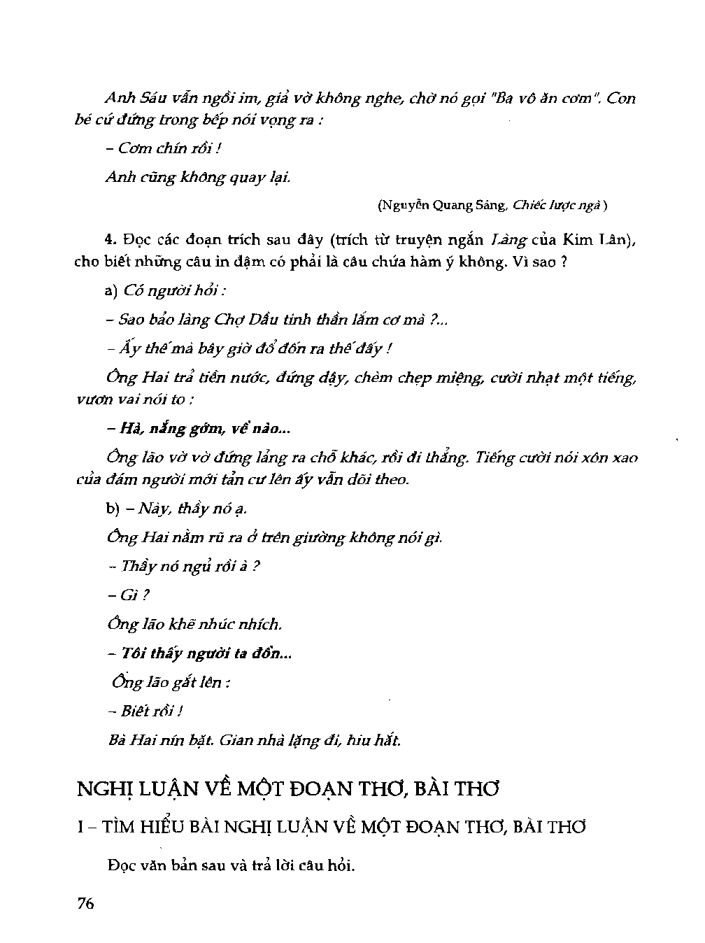 Nghị luận về một bài thơ, đoạn thơ lớp 9 Gallery 1