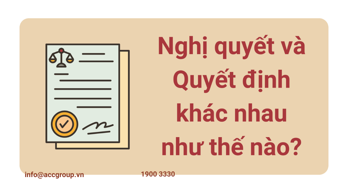 Nghị quyết và quyết nghị khác nhau như thế nào?