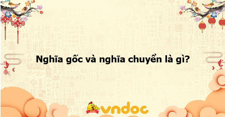 Nghĩa Gốc và Nghĩa Chuyển - Lớp 5 Gallery 2