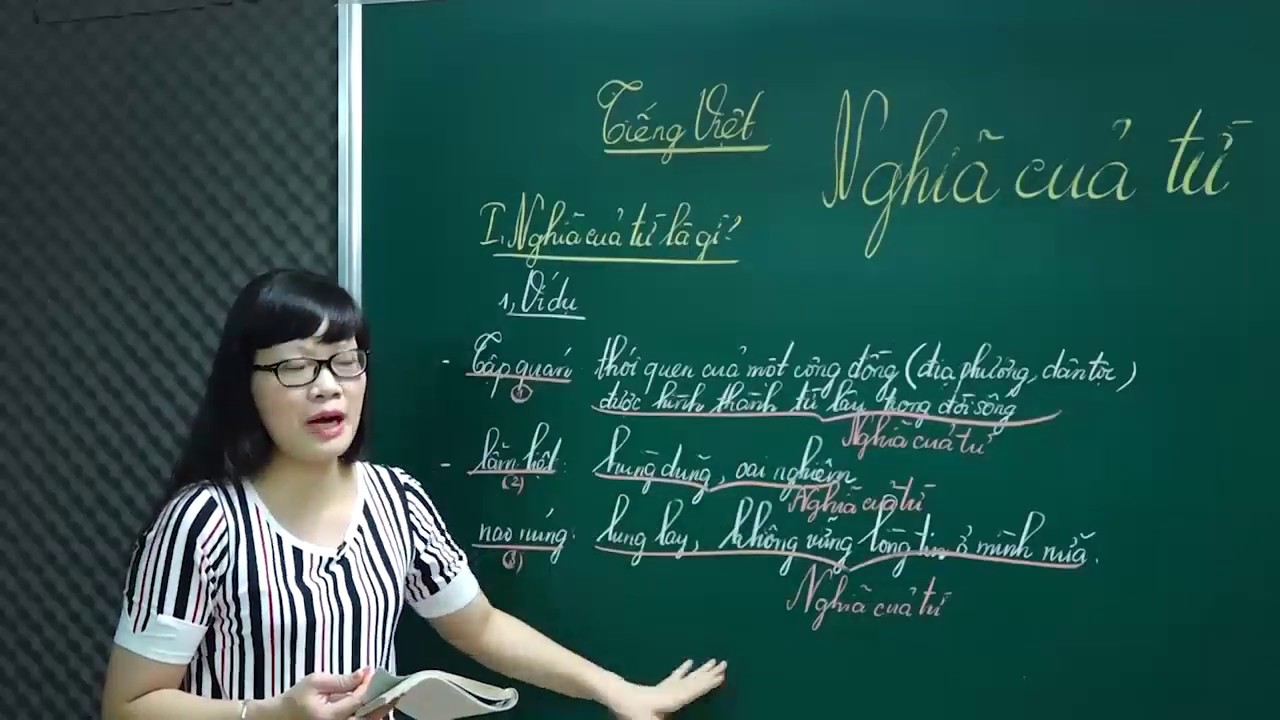 Nghĩa của từ là gì lớp 6?
