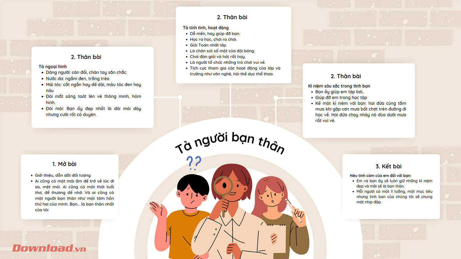 Tả người bạn thân của em lớp 5 con gái Gallery 1