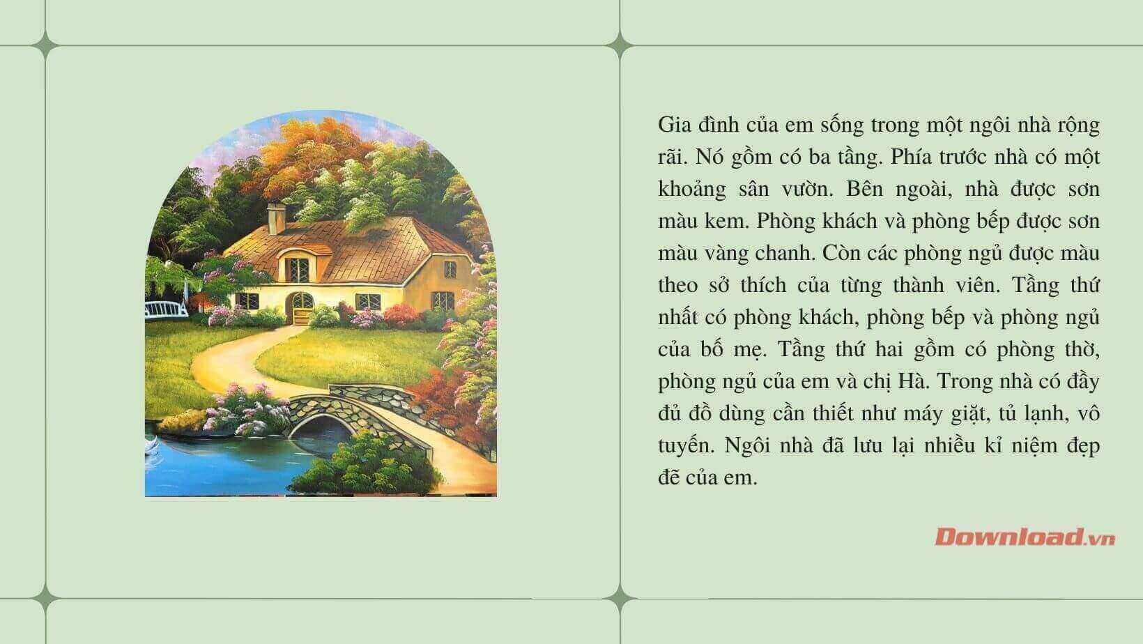 Tả ngôi nhà em Gallery 1