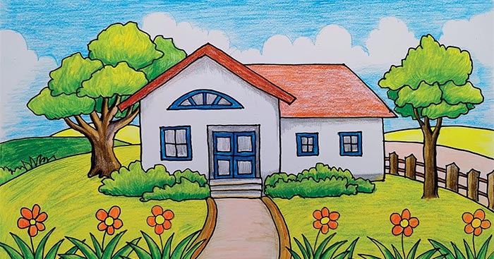 Tả ngôi nhà em đang ở lớp 5 Gallery 1