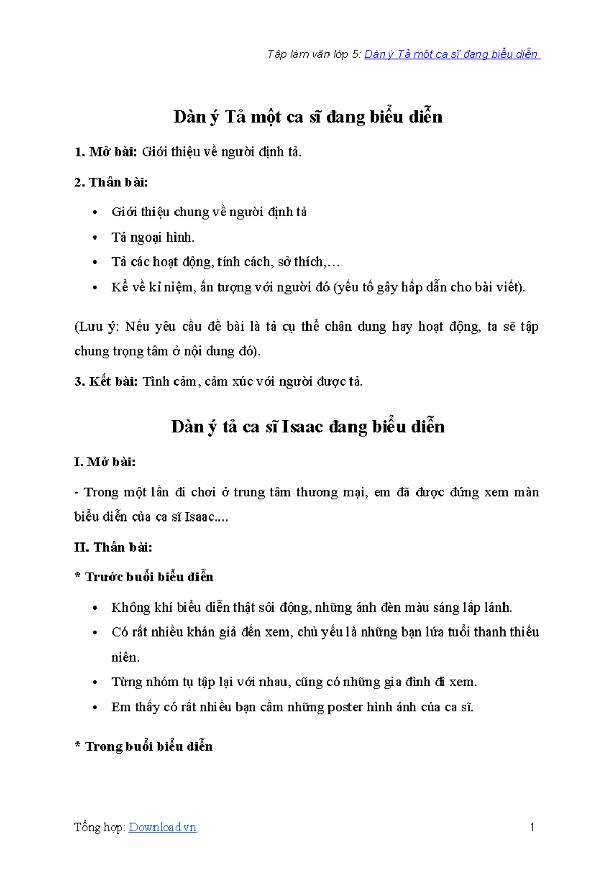 Tả Ca Sĩ Gallery 1