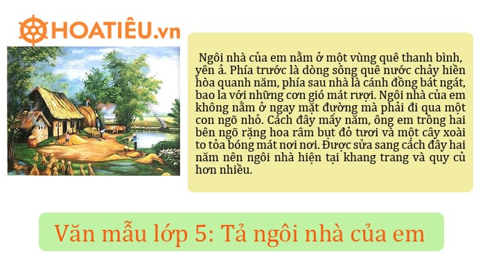 Tả ngôi nhà của em lớp 5 Gallery 1