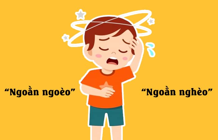 Ngoằn ngoèo viết đúng chính tả