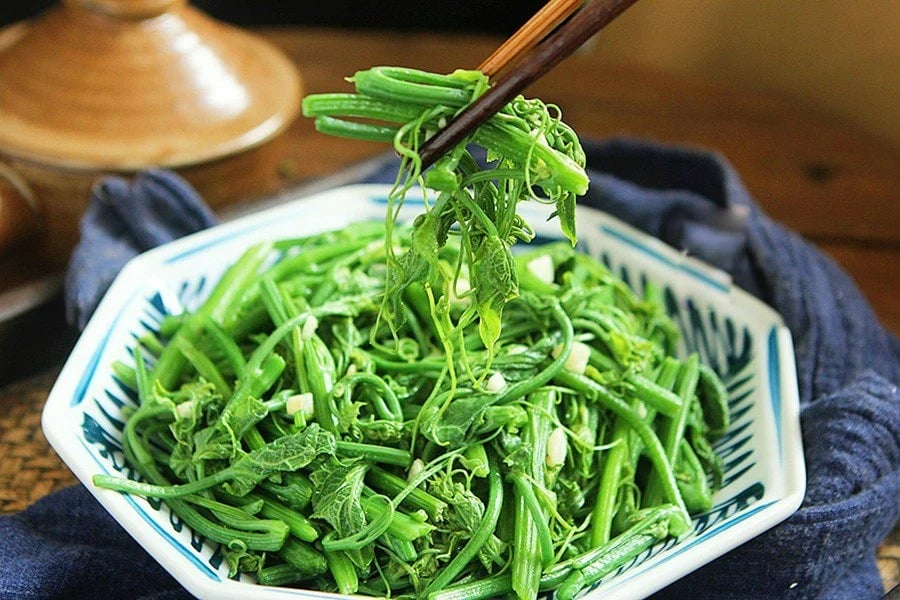 Ngọn Su Su Xào