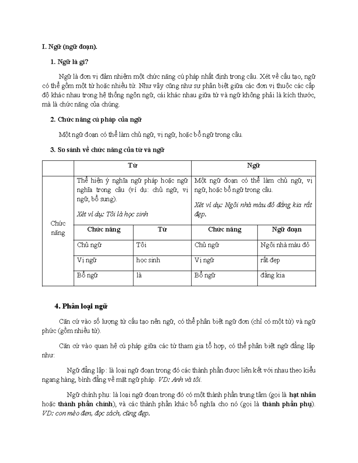 Ngữ đoạn là gì?