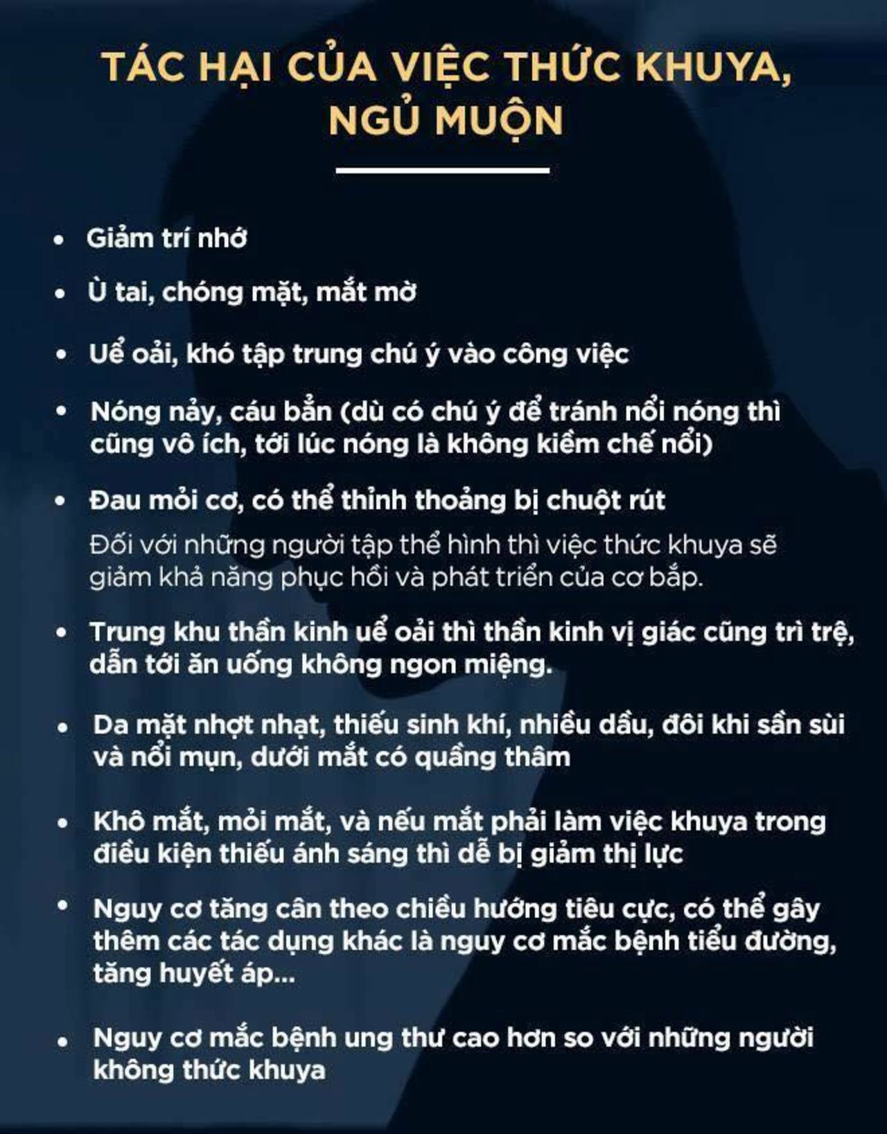 Ngủ trễ bị gì? Gallery 2