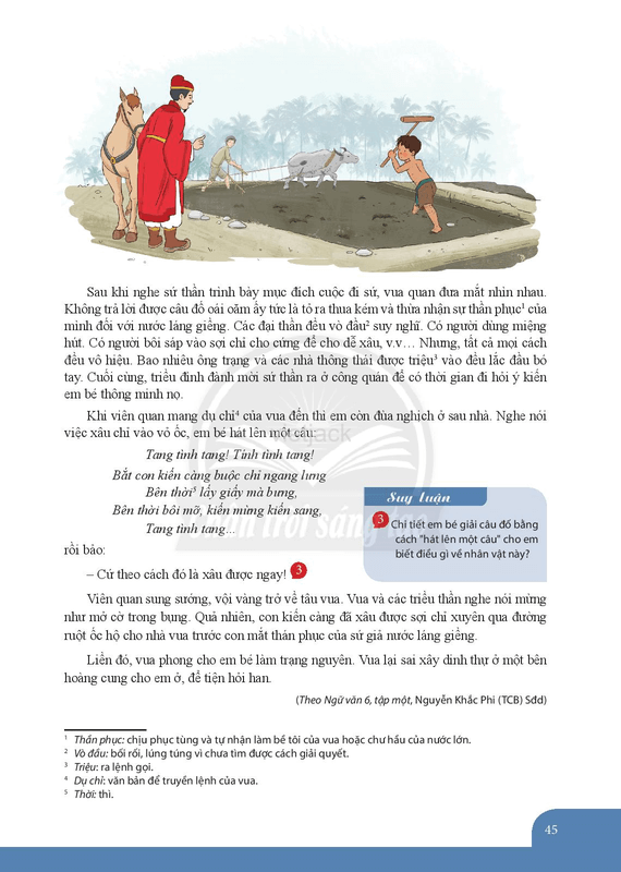 Ngữ Văn 6: Em Bé Thông Minh