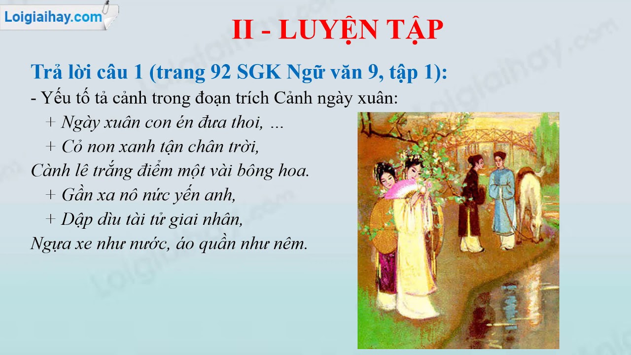 Ngữ Văn 9: Miêu tả trong văn bản tự sự Gallery 2
