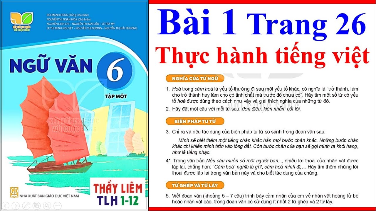 Ngữ Văn Lớp 6 Trang 26 Trả Lời Câu Hỏi