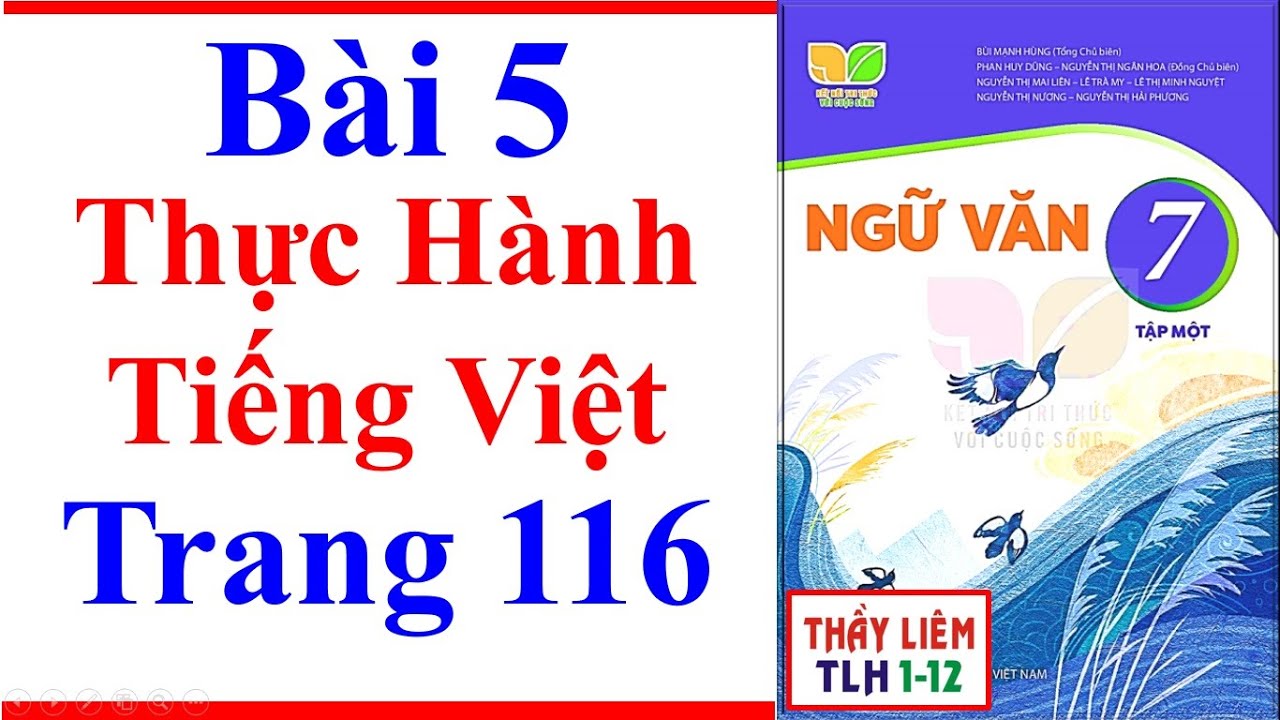 Ngữ Văn 7 Thực Hành Tiếng Việt Trang 116: Hướng dẫn chi tiết