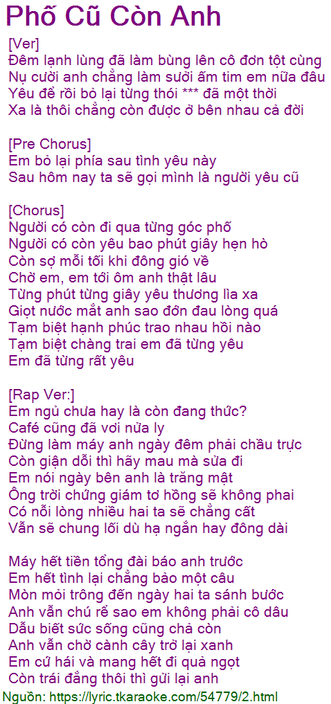 Đã từng đi qua từng góc phố - Những câu chuyện kể không lời