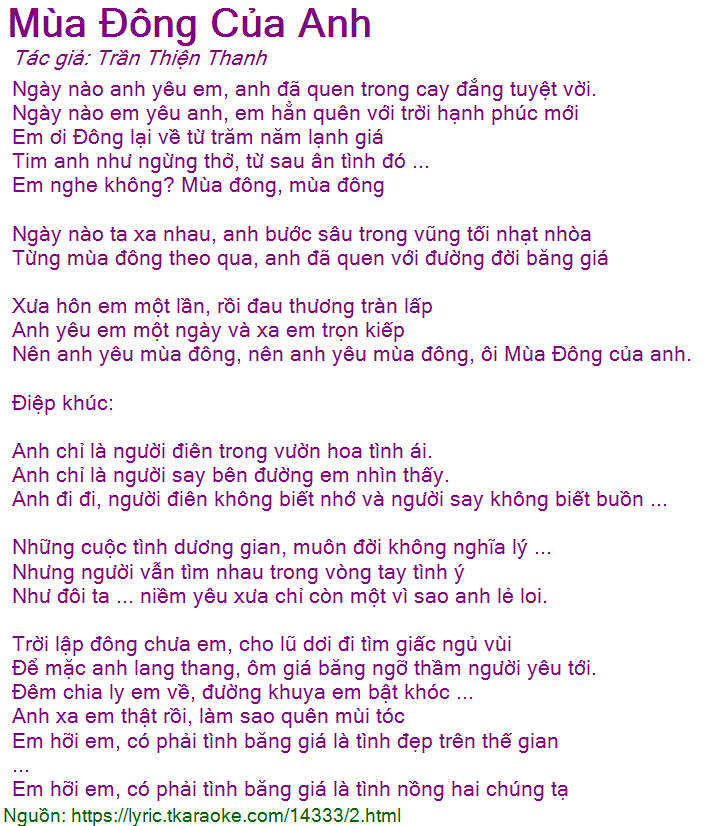 Người Điên Không Biết Nhớ Và Người Say Không Biết Buồn