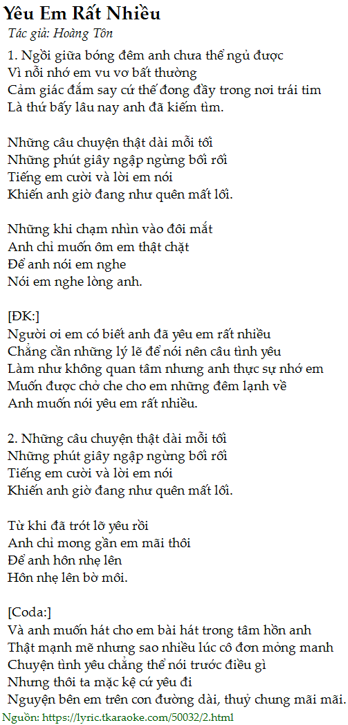 Người Yêu Ơi Có Biết Anh Đã Yêu Em Rất Nhiều