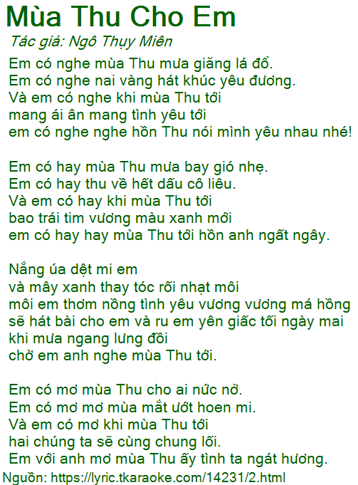 Anh Có Nghe Mùa Thu Mưa Giăng Lá Đổ Gallery 1