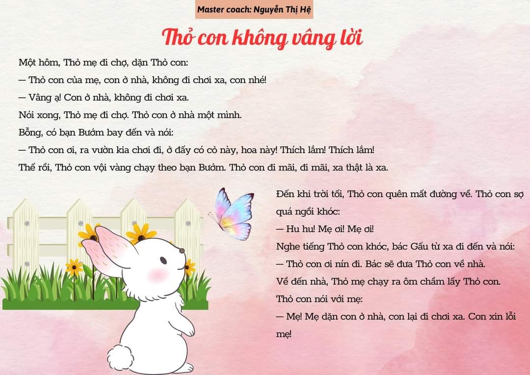 Truyện Thỏ Con Không Vâng Lời Của Tác Giả Nào? Gallery 1
