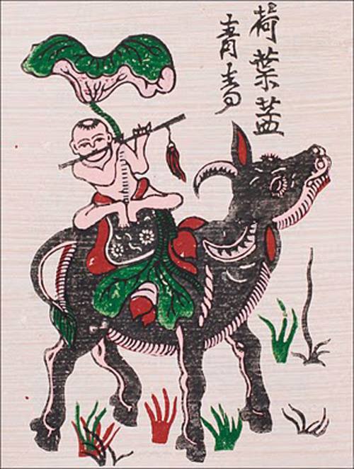Tranh Đông Hồ Con Trâu Gallery 1
