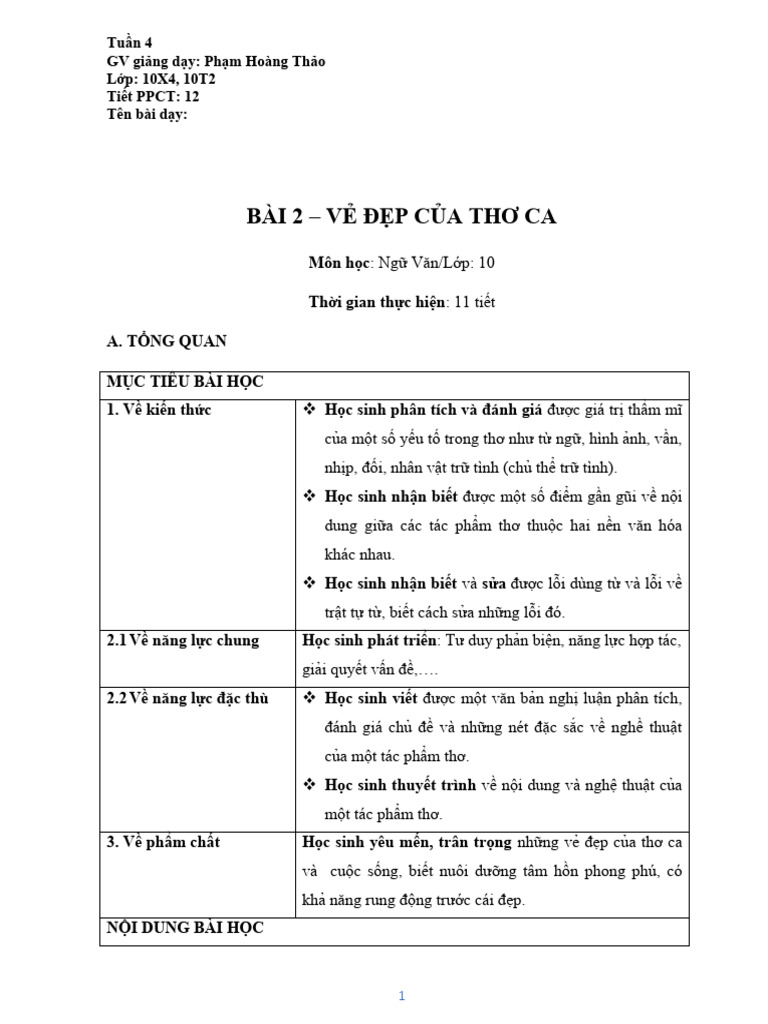 Vẻ đẹp thơ ca: Sự thăng hoa của ngôn từ và cảm xúc Gallery 1