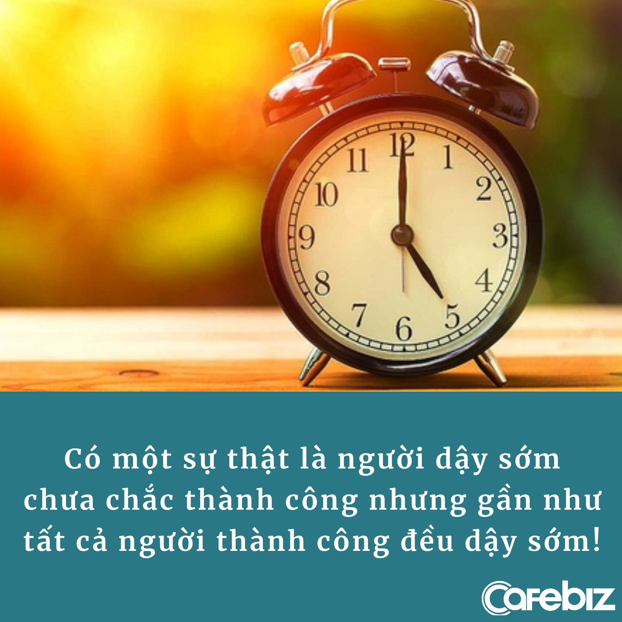Dậy sớm để thành công là câu nói của ai? Gallery 1