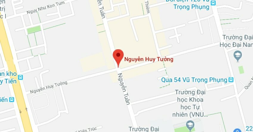 Nguyễn Huy Tưởng thuộc phường nào?