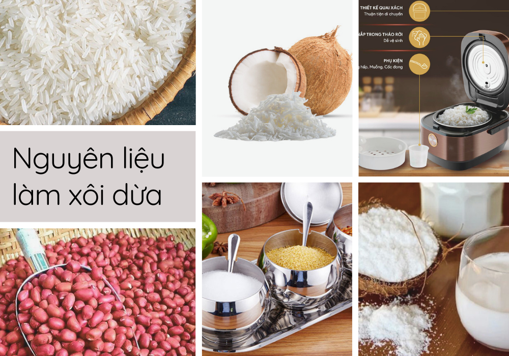 Cách Làm Xôi Dừa Dẻo Ngọt, Béo Mềm Hấp Dẫn Gallery 1