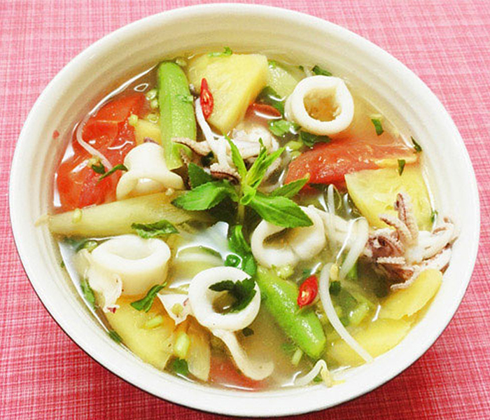 Canh Mực Nấu Dứa - Món Ăn Bổ Dưỡng, Lạ Miệng Gallery 1