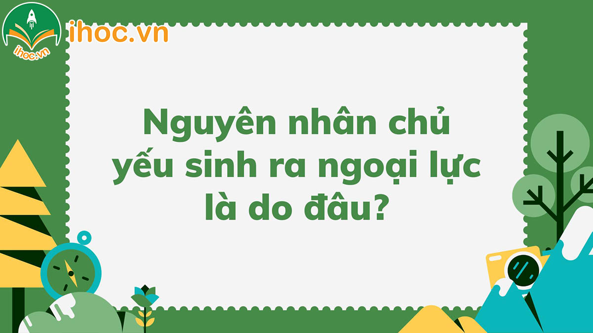 Nguyên nhân chủ yếu sinh ra ngoại lực là gì? Gallery 2