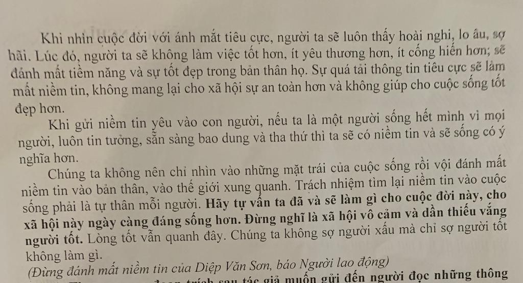 Nhìn Cuộc Đời Với Ánh Mắt Tiêu Cực Gallery 1