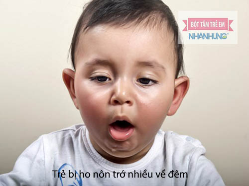 Trẻ bị ho nôn trớ về đêm: Nguyên nhân và cách xử trí Gallery 1