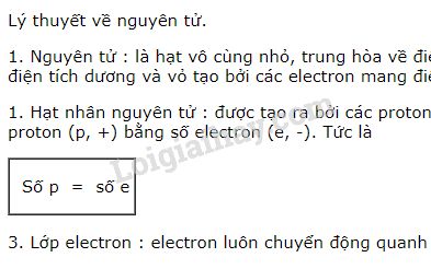 Nguyên tử là gì lớp 8?