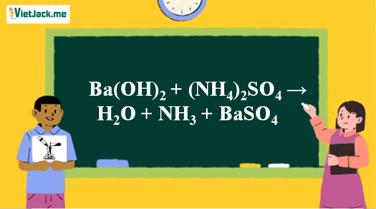 Phản ứng (NH4)2SO4 + Ba(OH)2