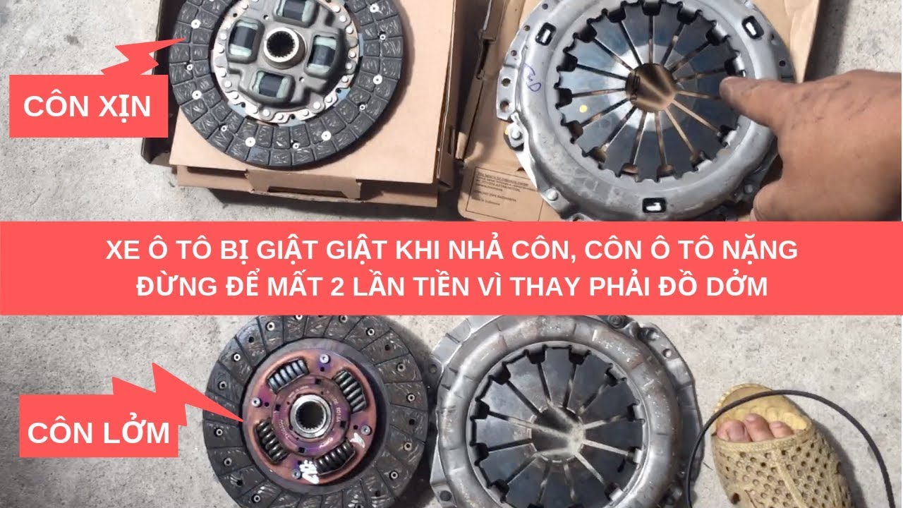 Nhả côn xe bị giật - Nguyên nhân và cách khắc phục