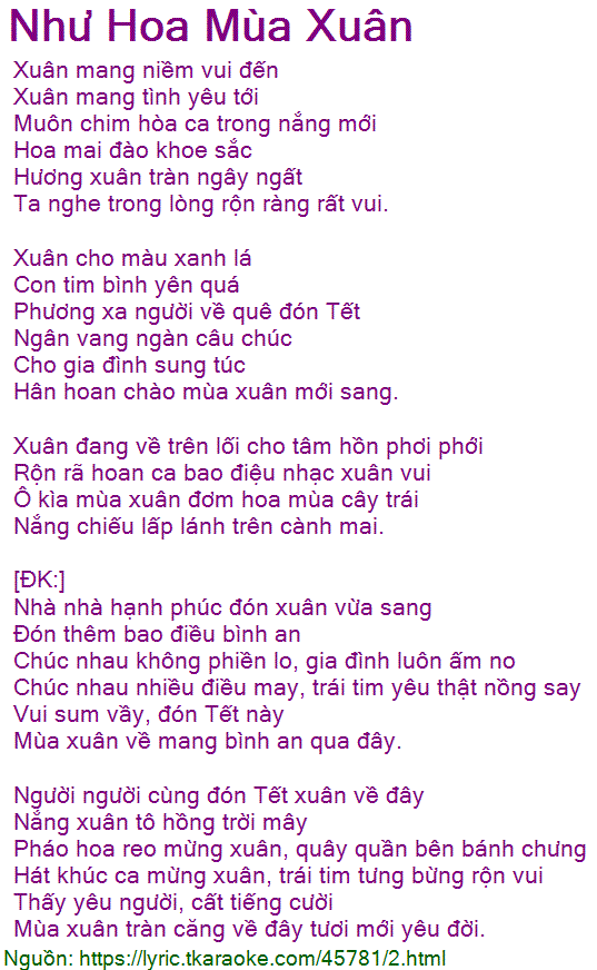 Nhà nhà cùng đón Tết Xuân vừa sang