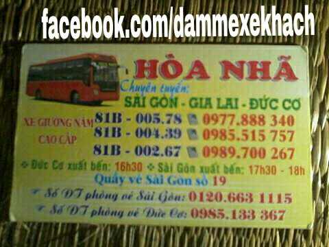Nhà Xe Hòa Nhã: Thông tin liên hệ, giá vé và lịch trình