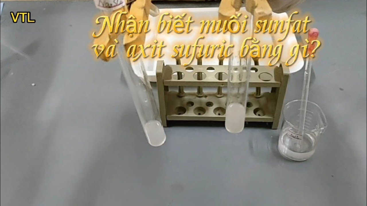 Nhận biết Axit Sunfuric và Muối Sunfat Gallery 1