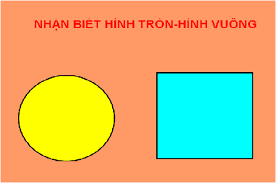 Nhận biết hình tròn và hình vuông