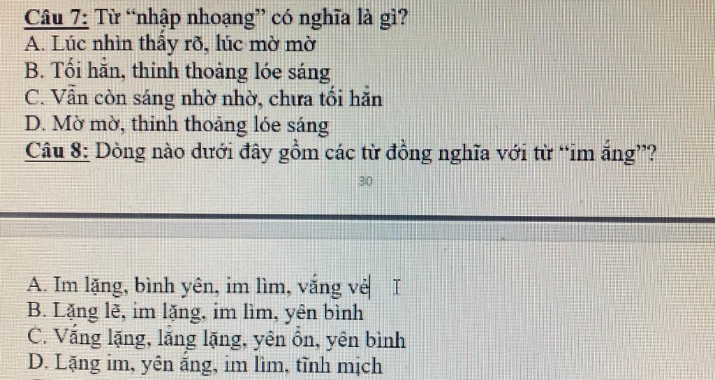 Nhập nhoạng là gì?