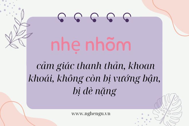 Nhẹ Nhõm Hay Nhẹ Nhỏm?