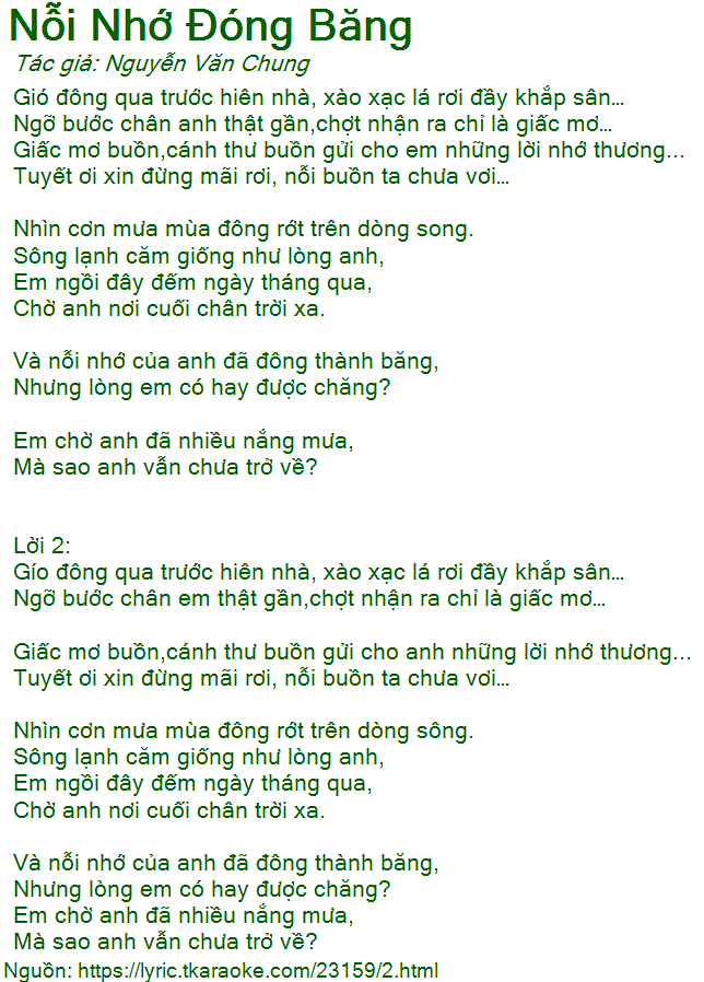 Nhìn Cơn Mưa Mùa Đông Rớt Trên Dòng Sông