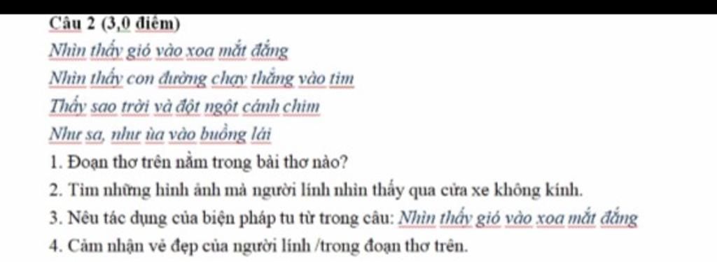 Nhìn thấy gió vào xoa mắt đắng
