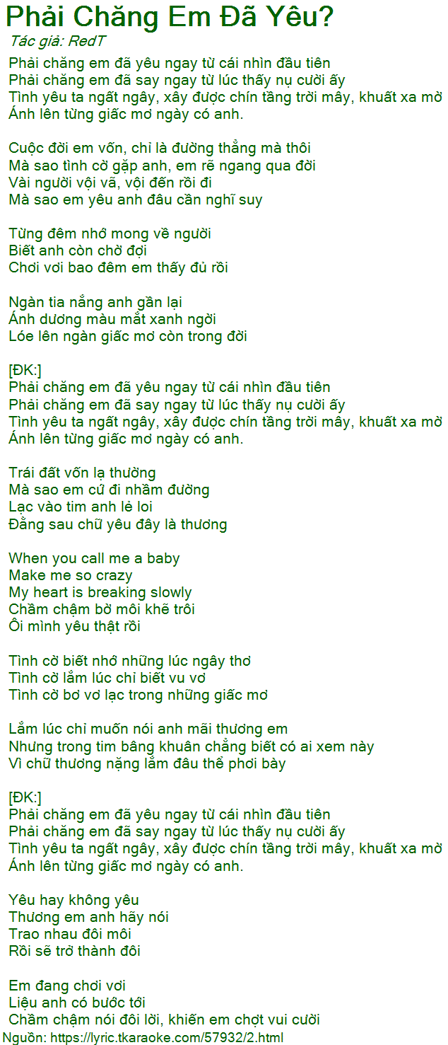 Nhớ nụ cười nhớ bóng hình người phải chăng em đã yêu người thật rồi