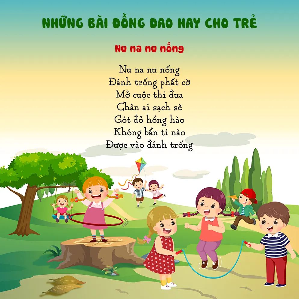 Những Bài Đồng Dao Hay Nhất Cho Trẻ Em