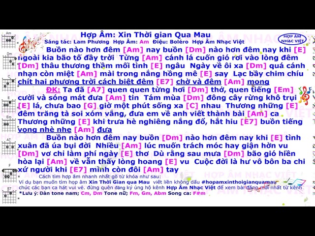 Lời Bài Hát Xin Thời Gian Qua Mau Gallery 1