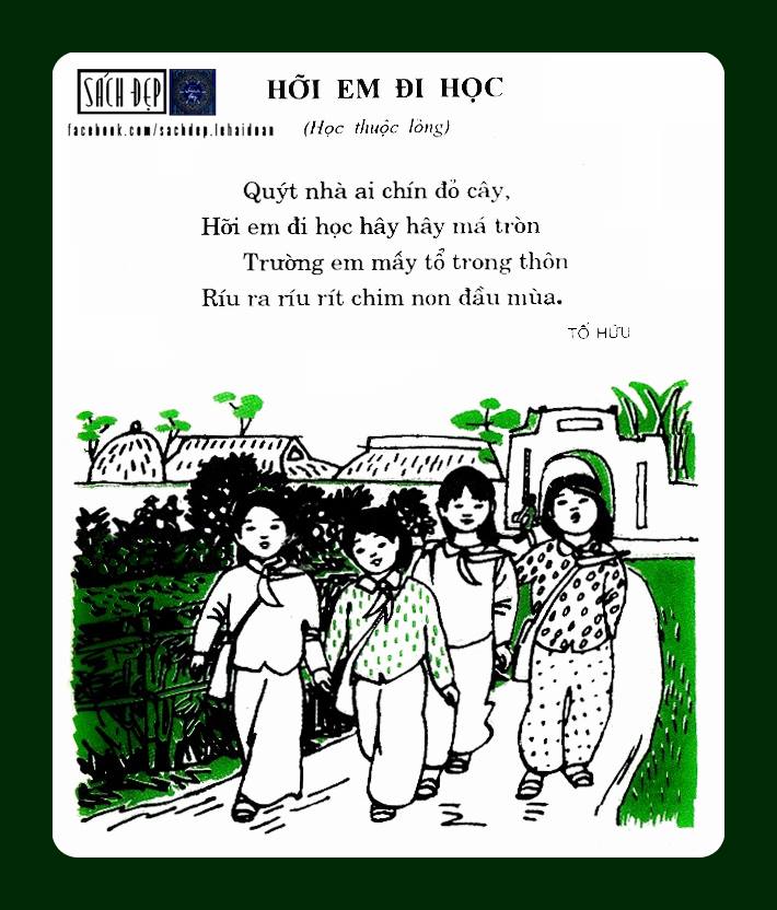 Những Bài Thơ Lớp 1 Xưa - Gợi Lại Kỷ Niệm Tuổi Thơ
