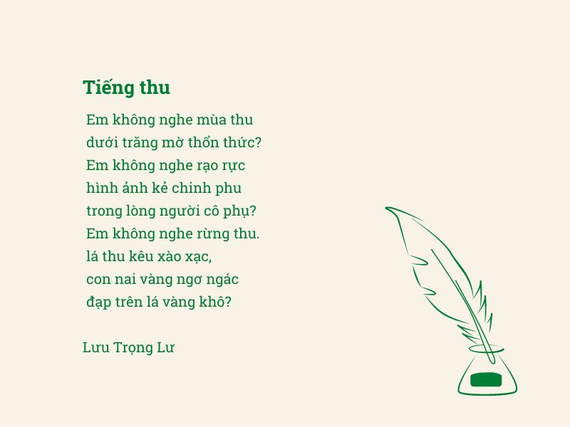 Những Bài Thơ Mới Hay Nhất
