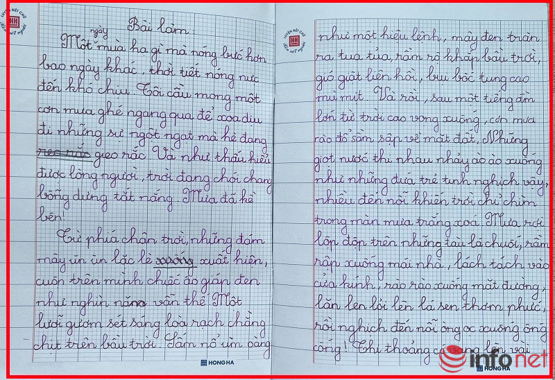 Bài Văn Tả Cơn Mưa Hay Nhất